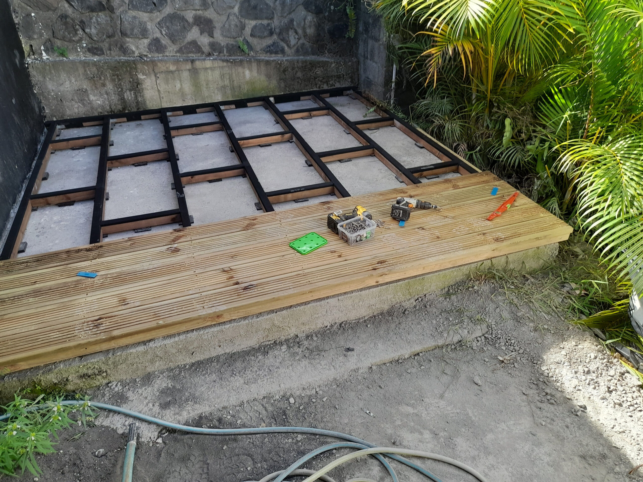 Terrasse en lame deck