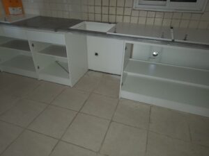 Travaux d'installation pour une nouvelle cuisine